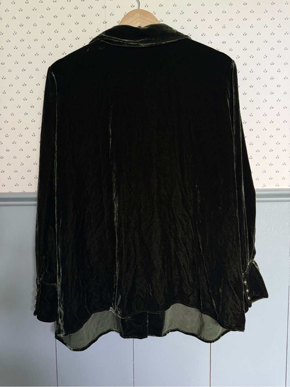 RALPH LAUREN Silk Velvet Shirt - Picture 2 of 5